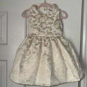 Carters girls gold and beige dress super cute brand new no tag size 12 months
